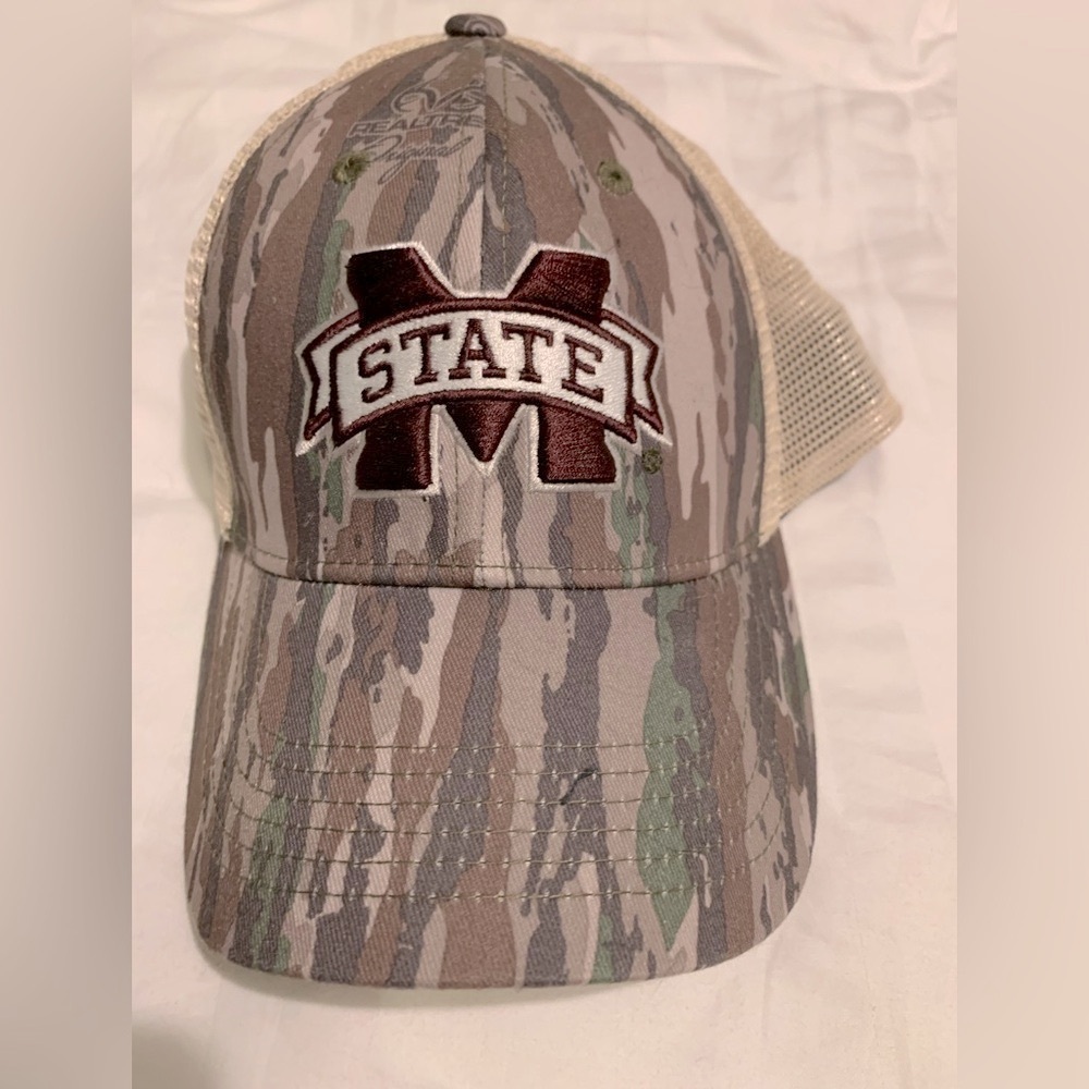 Top of the World camo MS state Trucker Hat
